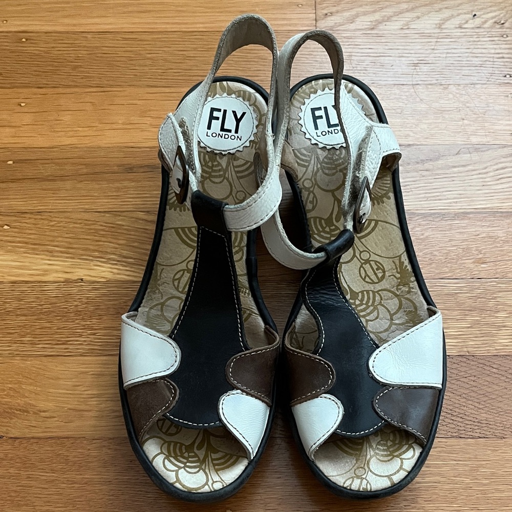 Fly London wedges. Size 39. Multi-color. Very good used condition. $50